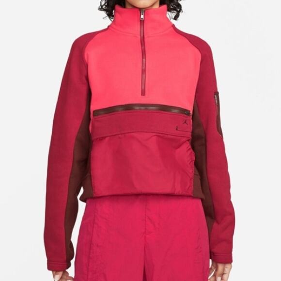 NWT Nike Jordan 23 Engineered Fleece Top Women’s L - Picture 1 of 7